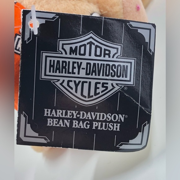 Harley Davidson "Punky” the Pig Bean Bag Plush Animal Toy With Original Tag - Picture 7 of 16